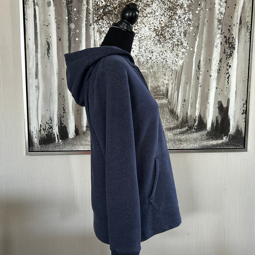 Roots Canada Gray 1/4 Zip Pullover Hooded Cotton Blend Sweater - XS - Picture 5 of 8